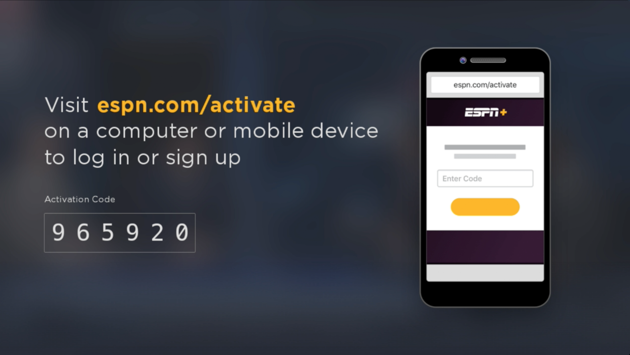 Espn com activate How to use the activation code on